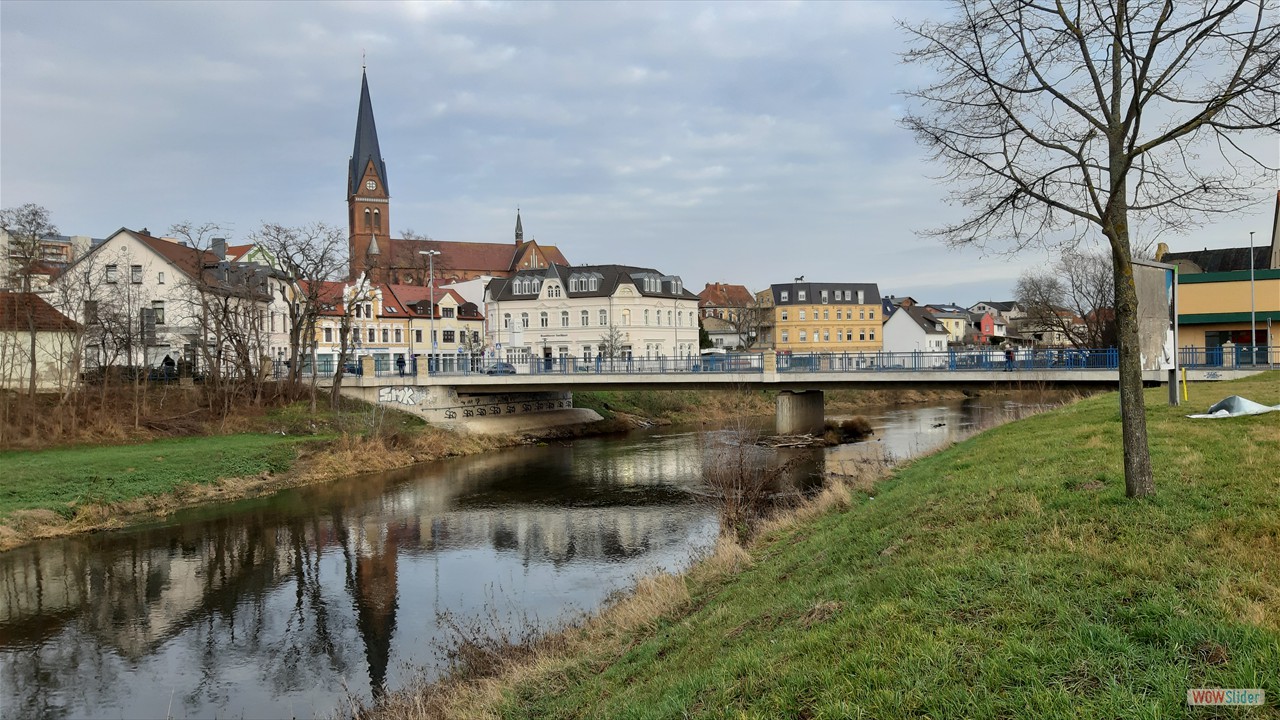 Staßfurter Bodebrücke neu 2014 übegeben